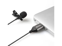 Microfon lavaliera cu clip Sandberg 126-19 USB 2m negru 2