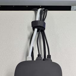 Cable Management Hook and Loop Locked 6 pcs Nylon Black Nedis 2