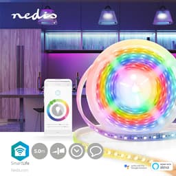 Banda LED Smart Wi-Fi RGB 700lm IP65 5m Nedis 1