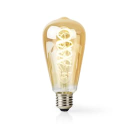 Bec Wi-Fi Smart LED cu filament E27 ST64 5.5W 350lm 1800-6500K Nedis 1