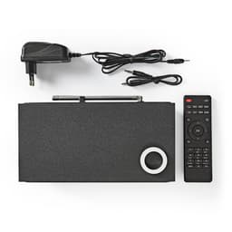 Radio cu internet FM Bluetooth telecomanda 18W negru Nedis 2