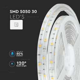 Banda LED SMD5050 RGB 30LED/m 70lm/m IP65 5M V-TAC 3