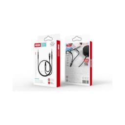 Cablu Jack 3.5 mm - USB type C + Jack 3.5 mm 1m negru XO-NB178B 2