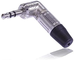 Conector Jack 3.5 mm stereo tata in unghi de 90 grade Neutrik NTP3RC 1
