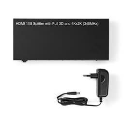 Splitter HDMI 4K 30Hz 8-porturi 1x intrare HDMI - 8x iesiri HDMI Nedis 1
