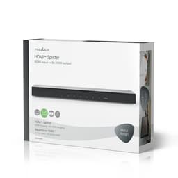 Splitter HDMI 4K 60Hz 8-porturi 1x intrare HDMI - 8x iesiri HDMI Nedis 8