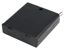 Suport 4x AA R6 cu cabluri 150mm COMF SBH-341-1AS 2