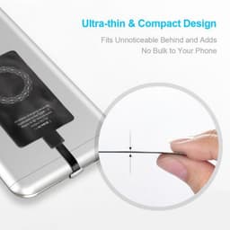 Receptor wireless Qi pentru Apple iPhone alb Choetech WP-IP-301WH 7
