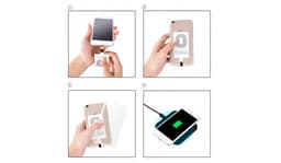Receptor wireless Qi pentru Apple iPhone alb Choetech WP-IP-301WH 9
