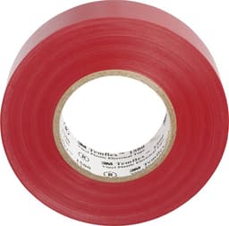 Banda izolatoare rosie 15mm x 10m 1buc 3M 2