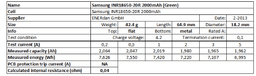 Acumulator 18650 SAMSUNG LI-ION 2000mAh 22A plat 2