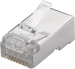 Mufa retea RJ45 8P8C Cat5e ecranat contacte aurite Well 2