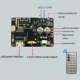 Modul bluetooth 3 cu JACK 3.5 mm DC 3.7-24V 2