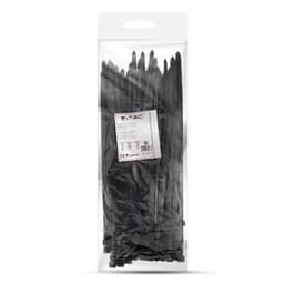 Set fasete prindere 4.5mm 30cm 100buc negru V-TAC SKU-11174 2
