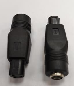 Mufa adaptoare alimentare DC 2.1x5.5 mm mama la 3 Pini tip Dell tata 1