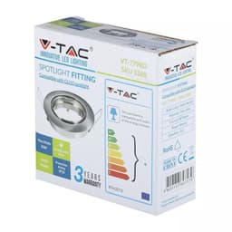 Corp SPOT GU10 Crom mat unghi reglabil V-TAC 7
