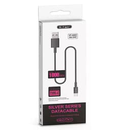 Cablu Type C 1m SILVER EDITON negru V-TAC 5