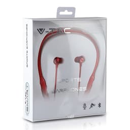 Casti SPORT Bluetooth rosu V-TAC 2