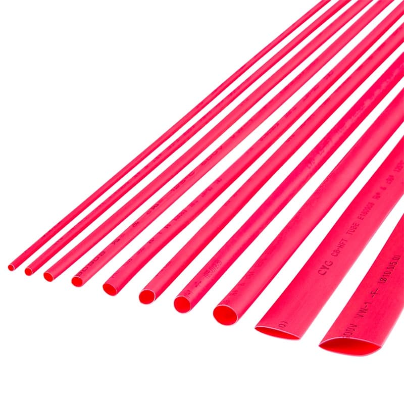 Tub termocontractabil 1.5mm/0.5m rosu 1buc Rebel NAR0252.1-0.5