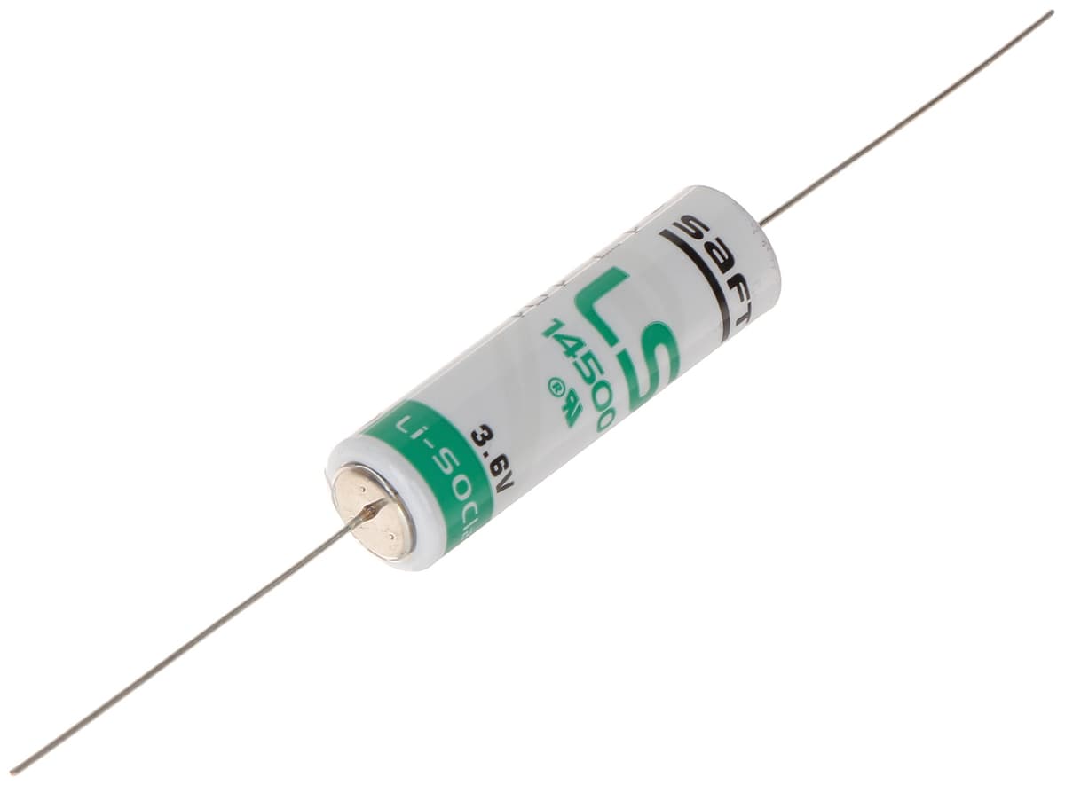 Baterie AA Lthium 3.6V 50.5x14.7mm SAFT AXIAL BAT LS14500AX