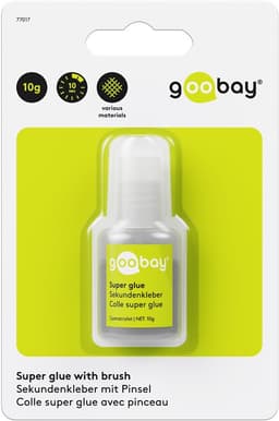 Super glue flacon cu pensula 10gr Goobay 2