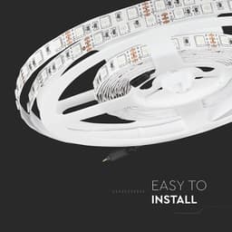 Banda LED 12V SMD5050 60LED/m 7W/m 900lm RGB IP20 5m V-TAC SKU-212120 7