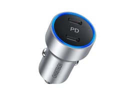 Incarcator auto 2x USB Type C PD 3.0 40W Choetech C0054-V2-SL 1