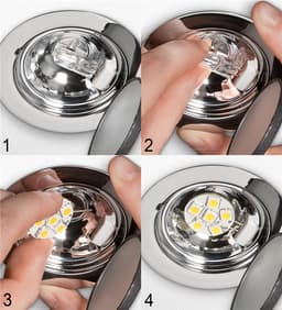 Bec LED G4 1.5W 12V alb cald 3000K 150lm Goobay 30590 2