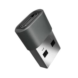Adaptor USB tata - USB TYPE C mama incarcare/sincronizare metal V-TAC 1
