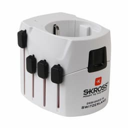 Adaptor priza universal 3 pini tata - Schuko mama Skross 1.103145 1