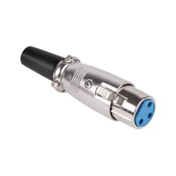 Mufa XLR 3 poli mama executie tata cu protectie cablu 2