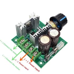 Controler de viteza a motorului 400W 12-24-36VDC 10A Driver PWM 10A 2