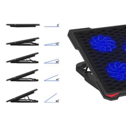 Cooling pad laptop 5 ventilatoare 2x USB PLATINET 2