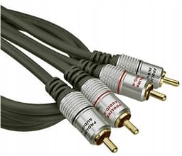 Cablu RCA mufa tata x2 din ambele parti 5m negru PROLINK TCV4270-5.0 1