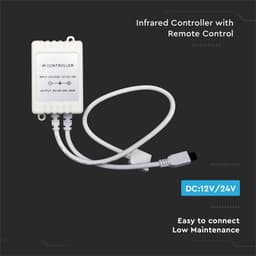 Controller banda LED 3in1 RGB 24 butoane V-TAC SKU-2901 2