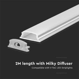 Profil aluminiu FLEXIBIL banda LED 2m 18x6 mm V-TAC SKU-2909 5