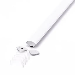 Profil aluminiu unghi 90 grade 2m argintiu-mat V-TAC SKU-3363 1
