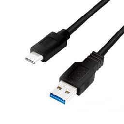 Cablu USB 3.0 A - USB type C 0.5m negru LOGILINK CU0167 1