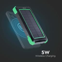 POWER BANK 10000mAh cu incarcare solara si Wireless V-TAC SKU-7835 9