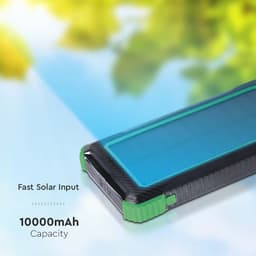 POWER BANK 10000mAh cu incarcare solara si Wireless V-TAC SKU-7835 3