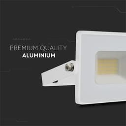 Reflector LED SMD 20W 6500K alb rece 1620lm IP65 alb V-Tac SKU-215951 8