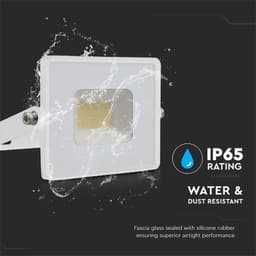 Reflector LED SMD 20W 6500K alb rece 1620lm IP65 alb V-Tac SKU-215951 7