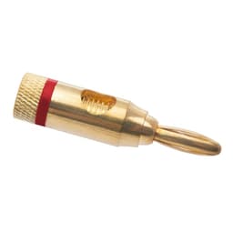Mufa banana aurita tata pentru cablu max 4mm inel rosu 1