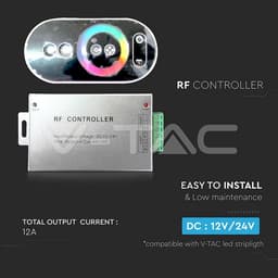 Controller Banda LED RGB cu TOUCH 12V/24V 12V/216W 24V/432W V-TAC 2