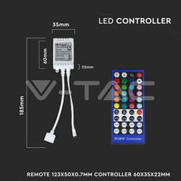 Controller banda LED RGB+White 12V V-TAC SKU-2159 4