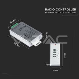 Controller banda LED 12V/24V 144W V-TAC 9