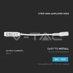 Amplificator banda LED RGB 5050 3x 4A 12V V-TAC 3