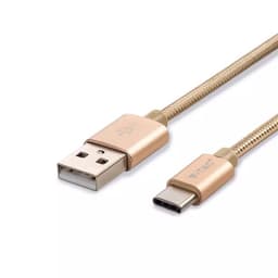 Cablu USB TYPE C 1m auriu 2.4A PLATINUM EDITION V-Tac SKU-8493 1