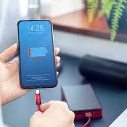 Cablu USB TYPE C 1m plat rosu 2.4A RUBY EDITION V-Tac SKU-8631 4