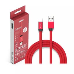 Cablu USB TYPE C 1m plat rosu 2.4A RUBY EDITION V-Tac SKU-8631 1
